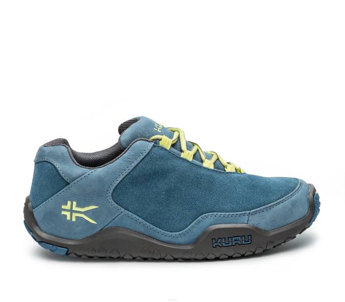 bleu_mineral_citron_vert_pale_chaussures_kuru_68lz29_chicane_femmes.jpg bleu minéral/citron vert pâle chaussures Kuru 68LZ29 chicane femmes – Image 1