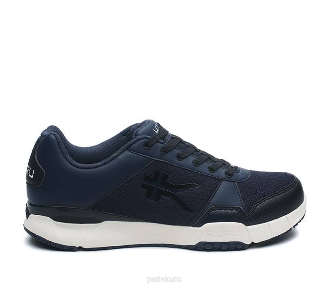 bleu nuit/blanc/noir de jais chaussures Kuru 68LZ172 large quantique Hommes – Image 1
