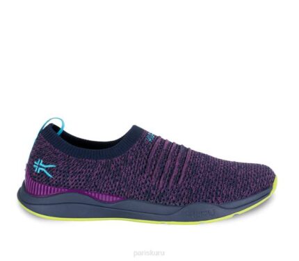 bleu nuit/raisin électrique chaussures Kuru 68LZ68 foulée femmes
