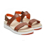 brun noyer/orange sanguine chaussures Kuru 68LZ111 glisser femmes – Image 2