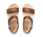 brun noyer/orange sanguine chaussures Kuru 68LZ111 glisser femmes – Image 5