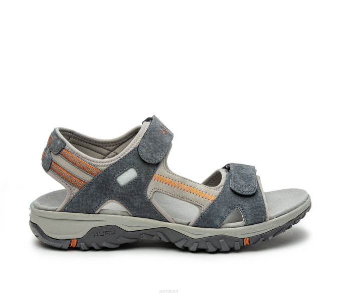 gris ardoise/orange brûlé chaussures Kuru 68LZ200 bande de roulement Hommes – Image 1