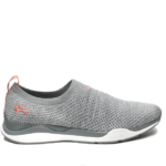 gris chiné/blanc/rose pêche chaussures Kuru 68LZ70 foulée femmes