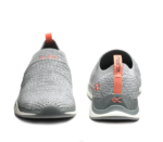 gris chiné/blanc/rose pêche chaussures Kuru 68LZ70 foulée femmes – Image 4
