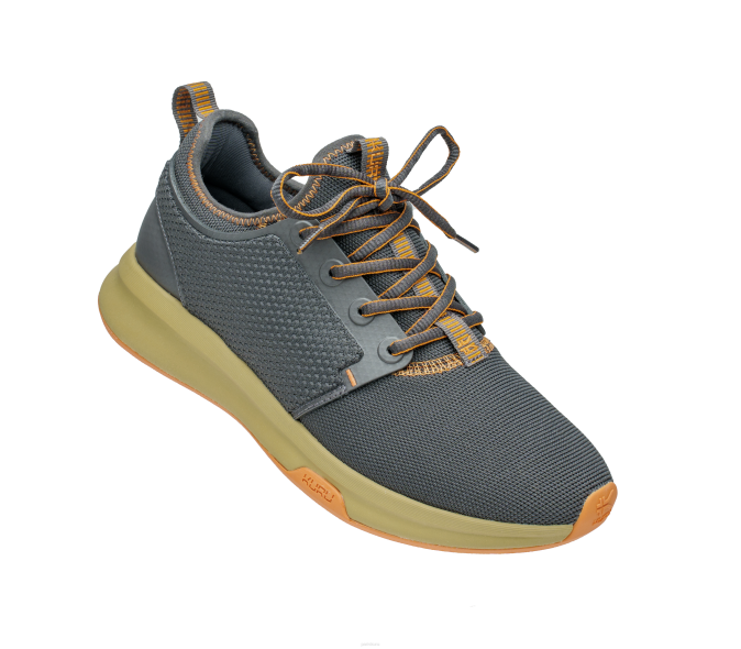 gris fumé/orange pâle chaussures Kuru 68LZ61 large de l'atome femmes – Image 3