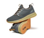 gris fumé/orange pâle chaussures Kuru 68LZ61 large de l'atome femmes – Image 7