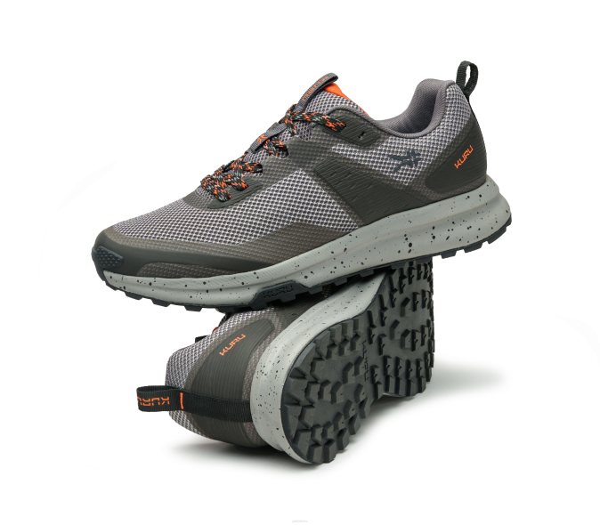 gris plomb/épice orange chaussures Kuru 68LZ138 piste d'atome Hommes – Image 9