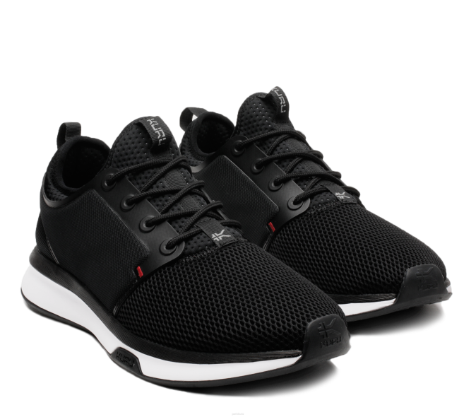 noir de jais/blanc/rouge feu chaussures Kuru 68LZ157 atome Hommes – Image 2