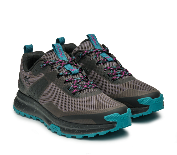 noir de jais/sarcelle foncé chaussures Kuru 68LZ5 piste d'atome femmes – Image 2