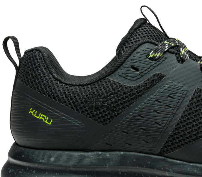 noir de jais/vert k u r u chaussures Kuru 68LZ145 piste d'atome Hommes – Image 3