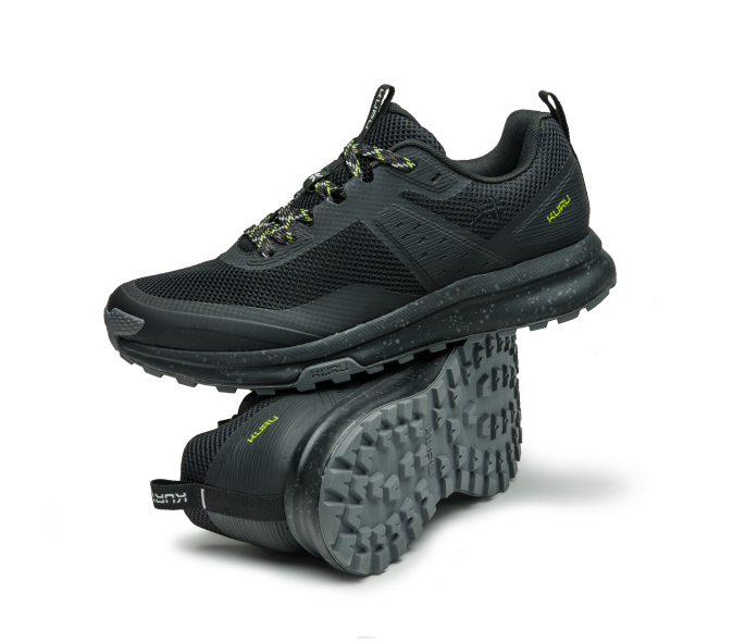 noir de jais/vert k u r u chaussures Kuru 68LZ145 piste d'atome Hommes – Image 9