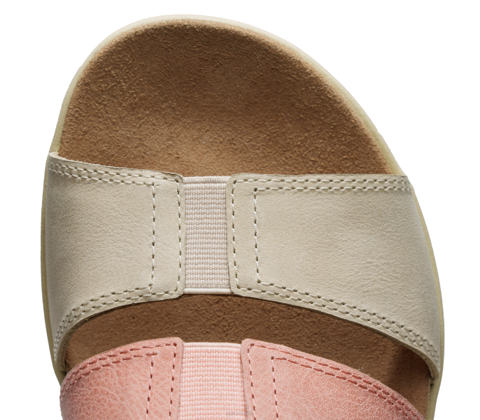 paille/pêche clair chaussures Kuru 68LZ110 muse de la coda femmes – Image 9