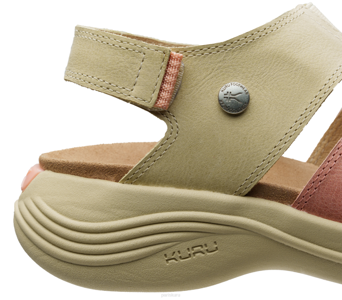 paille/pêche clair chaussures Kuru 68LZ110 muse de la coda femmes – Image 10