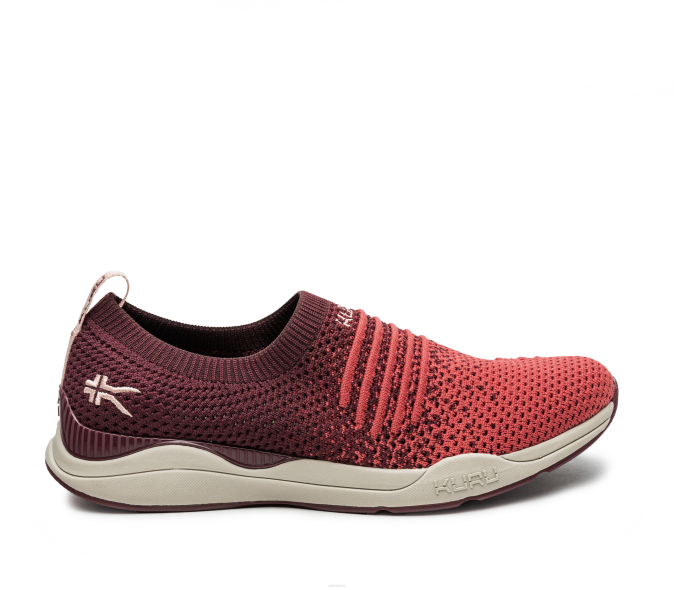 prune_rose_chaussures_kuru_68lz98_pas_large_femmes.png prune/rose chaussures Kuru 68LZ98 pas large femmes – Image 1