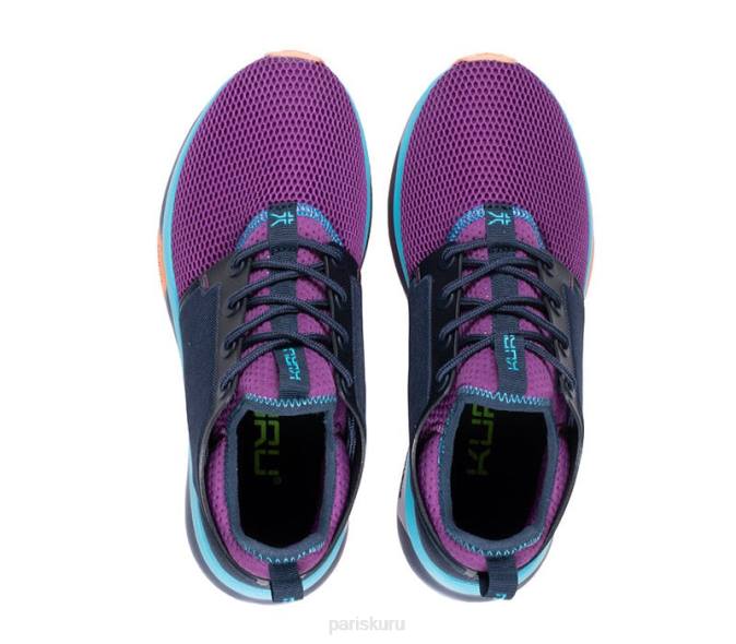 raisin électrique/bleu nuit chaussures Kuru 68LZ41 large de l'atome femmes – Image 6
