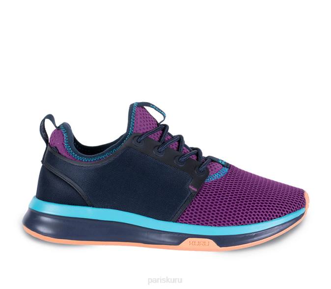 raisin_electrique_bleu_nuit_chaussures_kuru_68lz41_large_de_latome_femmes.jpg raisin électrique/bleu nuit chaussures Kuru 68LZ41 large de l'atome femmes – Image 1