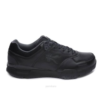 riveteuse noire chaussures Kuru 68LZ9 cinétique femmes