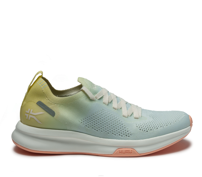 sorbet citron vert/bleu brume chaussures Kuru 68LZ4 flux femmes – Image 1
