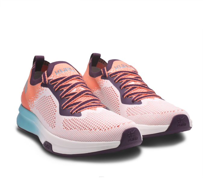 sorbet orange/bleu calypso chaussures Kuru 68LZ10 flux femmes – Image 2